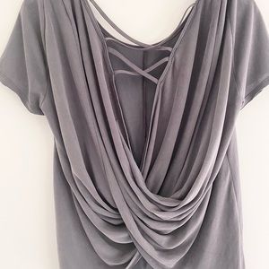 Abercrombie & Fitch Criss Cross Back Top